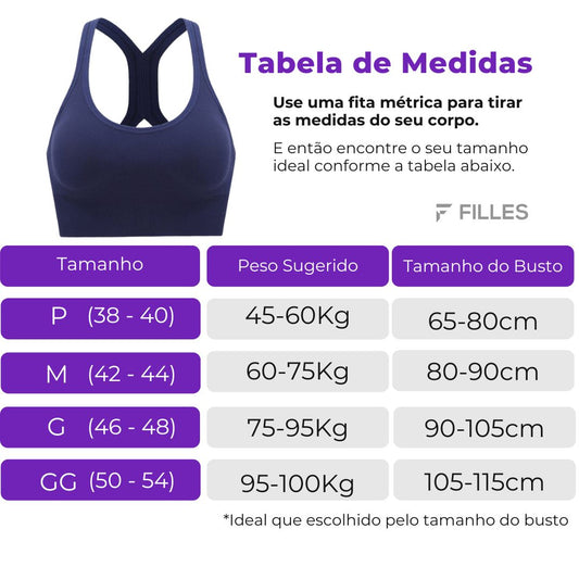 Sutiã Posture Nadador – Suporte Confortável e Correção da Postura | Compre 1 Leve 3